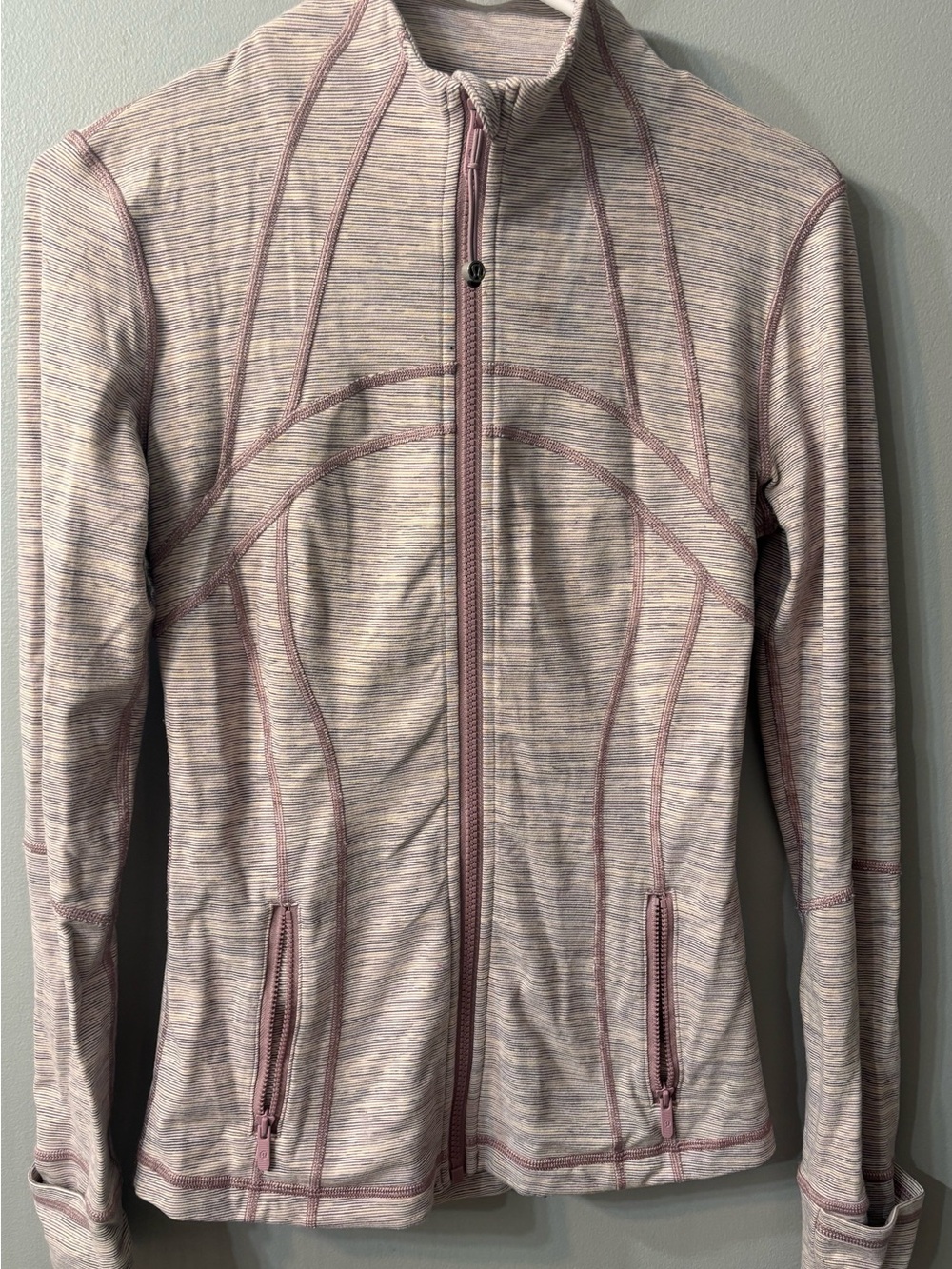 Lululemon define zip-up jacket, Wee Are From Space Pink Bliss Vintage Mauve
